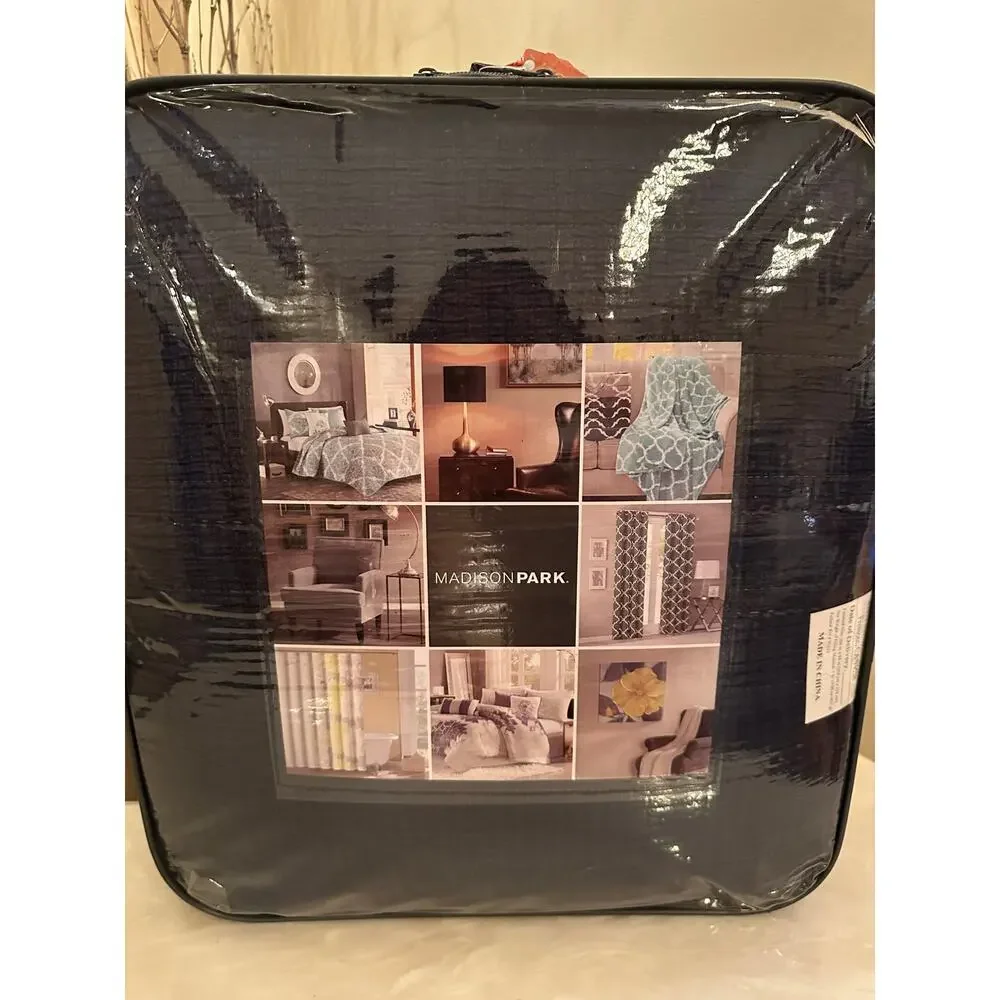 Madison Park Mansfield Antimicrobial Treated Reversible Quilt Set